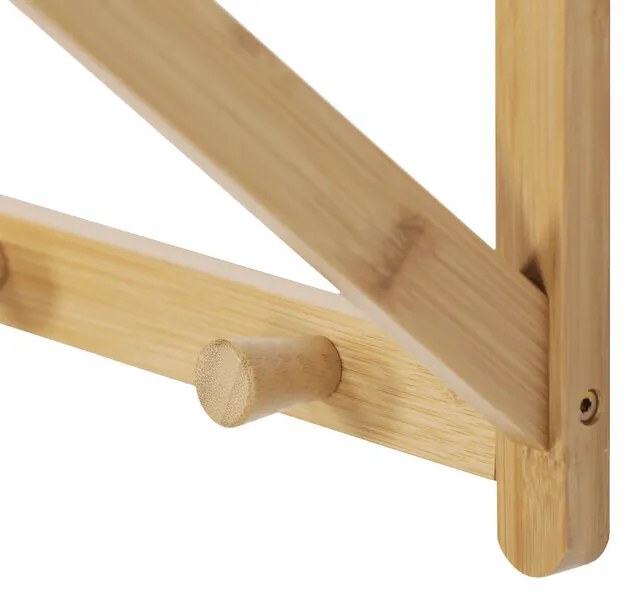 B004 NAT akasztó, bambusz