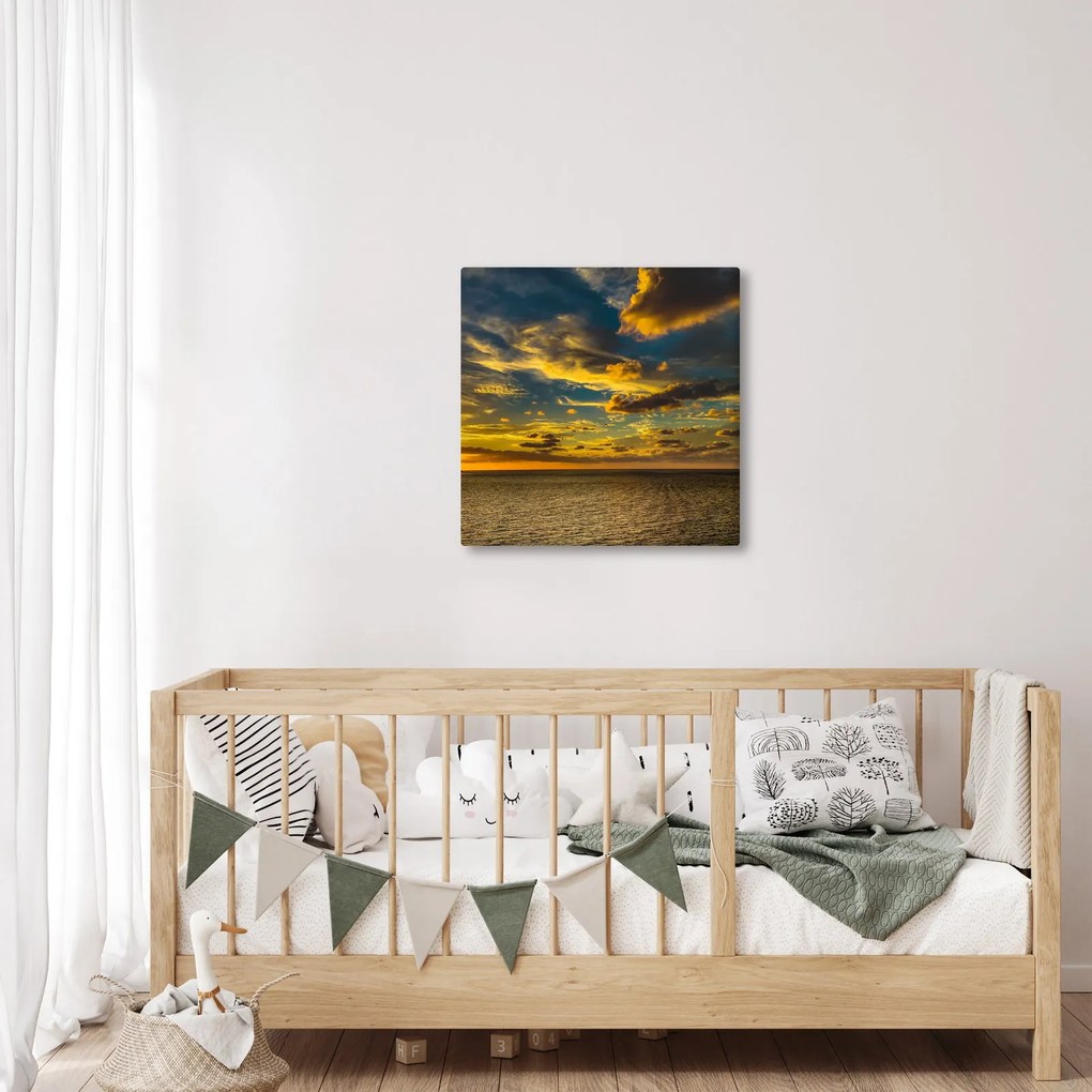 Naplemente a tengeren (30x30 cm)