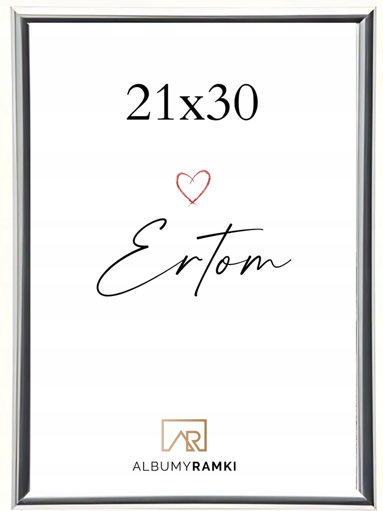 Képkeret 21x29,7 A4 ezüst klasszikus univerzális oklevél tanúsítvány