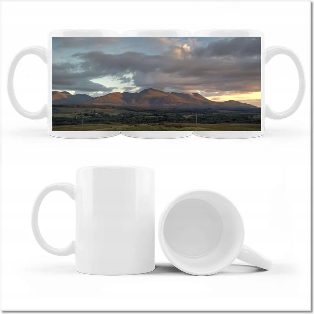 Fotó bögre Esőfelhők a hegyek felett