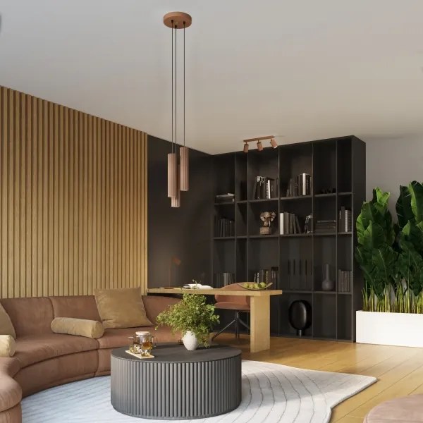 Brilagi - LED fali spotlámpa CRESTO 1xGU10/10W/230V barna