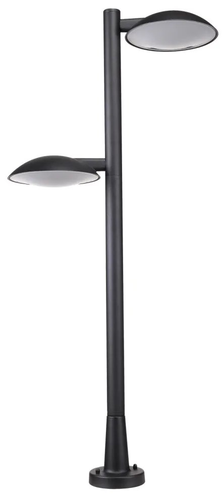 ITALUX 669150-BK-9 PIOMBINO Modern Kültéri Állólámpa Fekete LED IP44