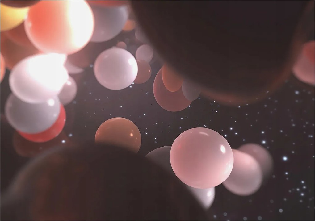 Fotótapéta Flizelin Dekoratív az irodába Űrgömbök 312x219 Ragasztó