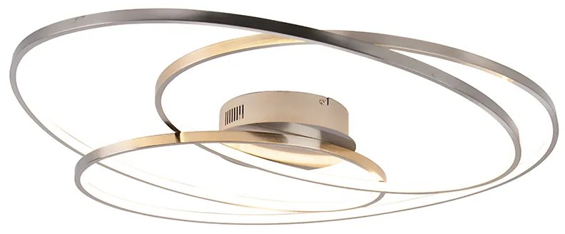 Acél mennyezeti lámpa 80 cm, LED-del, 3 fokozatú fényerőszabályzóval - Rowin