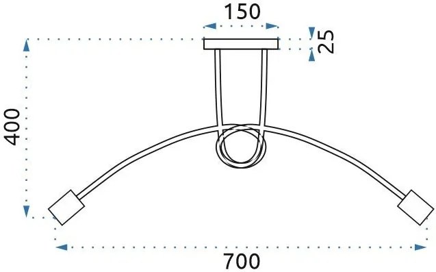 Szerszámlámpa - Függeszték Paradise 5xE27 60W APP518-5C, fekete-arany, OSW-01102