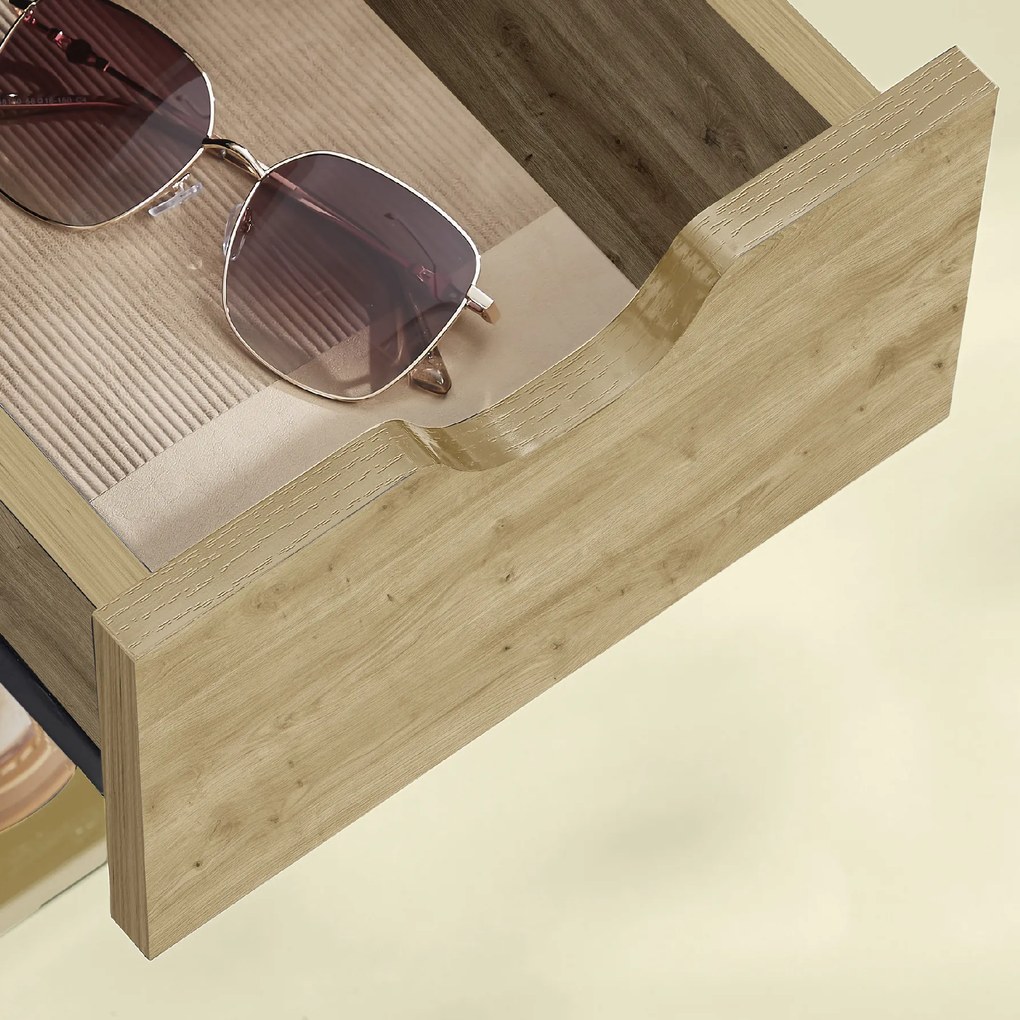 Cipős szekrény paddal és szürke ülőpárnával és fiókkal TAYLOR ARTISAN 104x30x48 cm, fehér