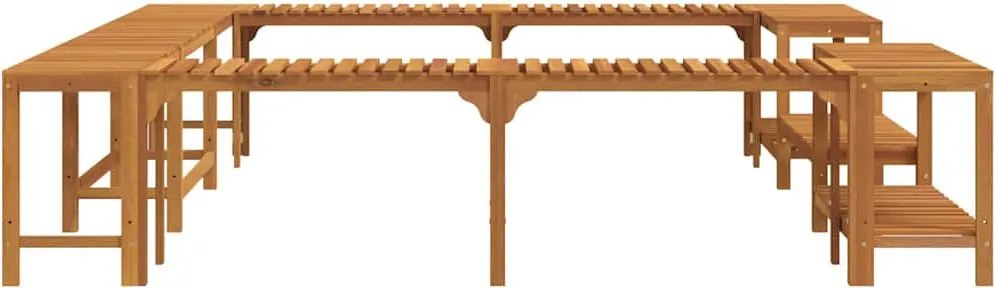 Jakuzzi Környezet Barna 250 x 250 cm Tömör Akácfa