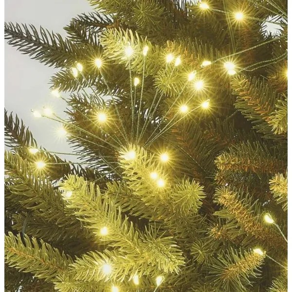 LED karácsonyi fényfüzér 300xLED 5,2+3 m meleg fehér