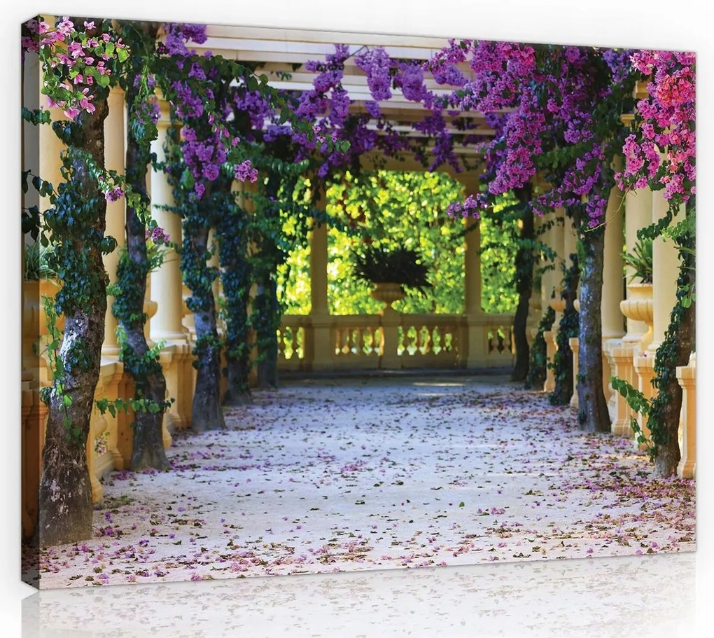 Falikép fák képek utca 100x75