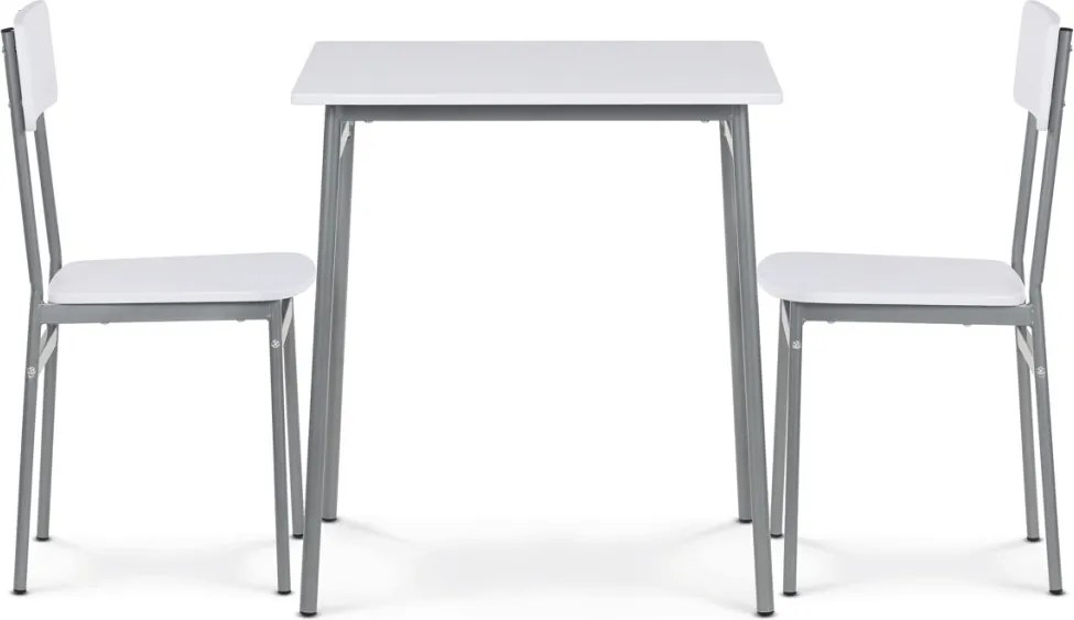 2 személyes étkezőgarnitúra 70x70x76 cm – MDF asztal és 2 szék WT