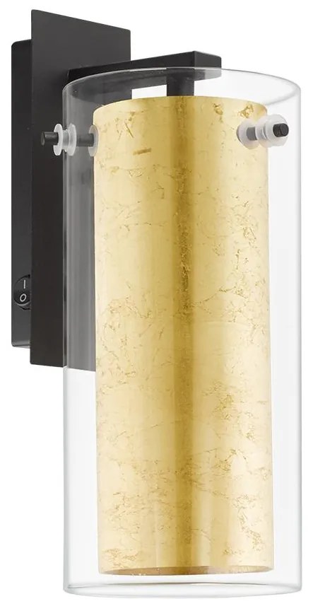Eglo 97839 - Fali lámpa PINTO GOLD 1xE27/40W/230V