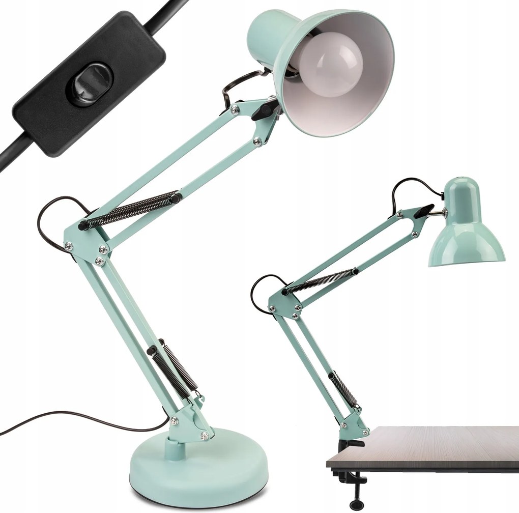 Asztali lámpa Iskolai Éjszakai Led E27 Állítható Fogantyú Kék