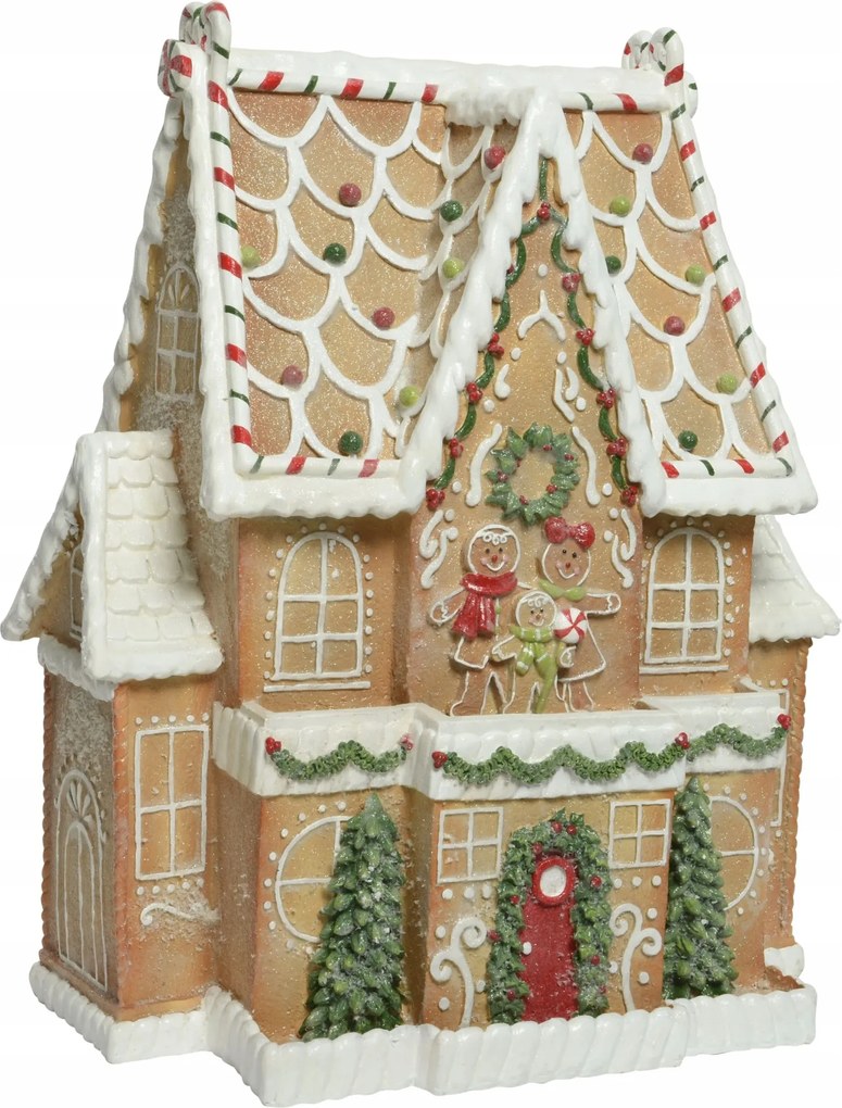 Dekoráció mézeskalács házikó karácsonyi dísz 67,5