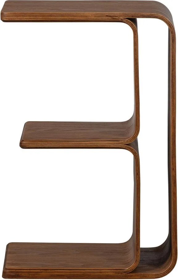 Tárolóasztal diófa dekorral 32x40 cm Frey – WOOOD