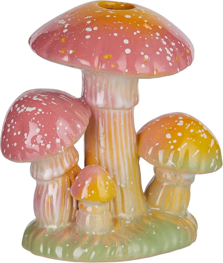 ENCHANTED FOREST váza 15 cm, gombák