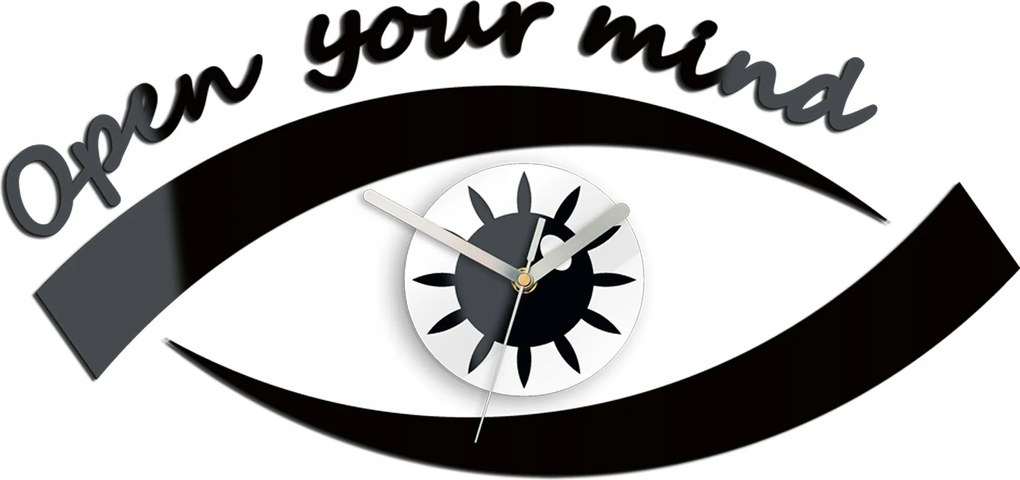 Modern feliratos falióra Stílusos szem alakú akril Csendes