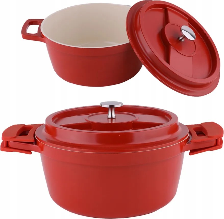 Fazék Sütő Holland Indukciós Dutch Oven Alumnium 28CM, 6,3L