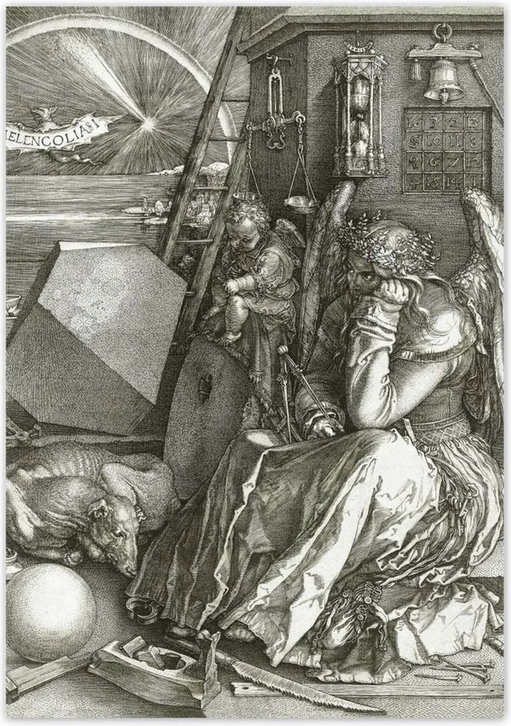 Poszterek 70x100 Dürer Szárnyas zseni