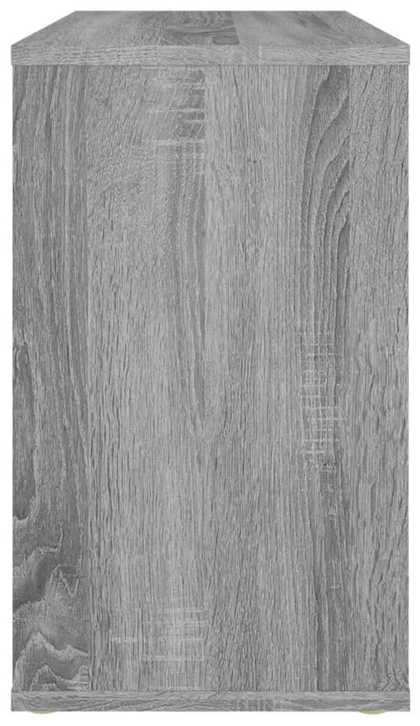 szürke sonoma színű szerelt fa kisszekrény 60 x 30 x 50 cm