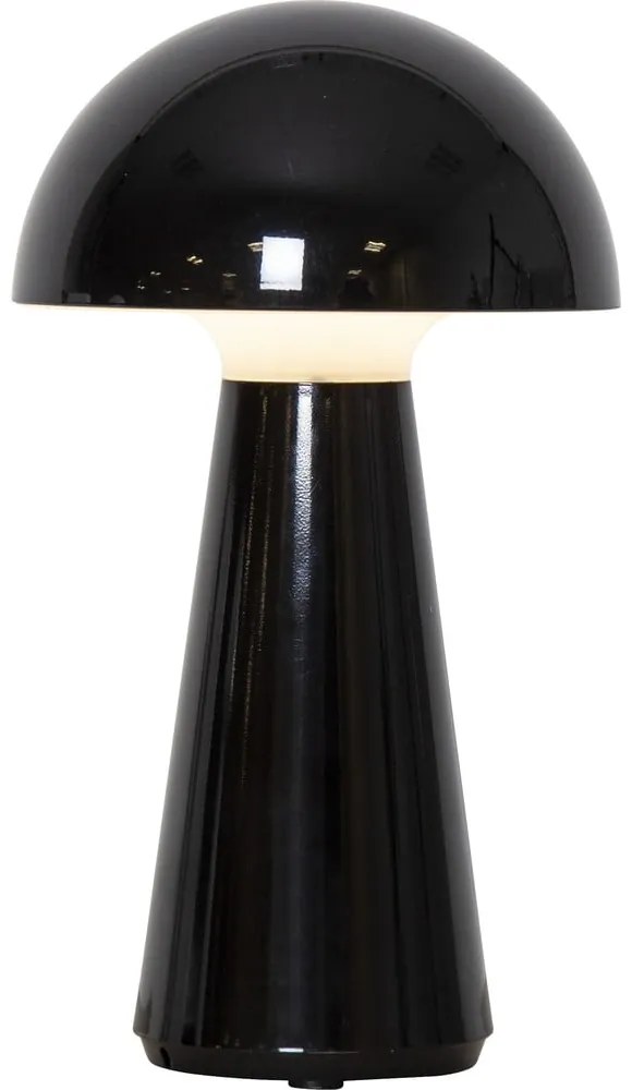 Fekete LED szabályozható asztali lámpa (magasság 28 cm) Mushroom – Star Trading