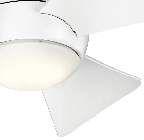 Kichler KLF-SOLA-34-WHT-LED állítható mennyezeti ventilátor 10W/230V IP23+DO