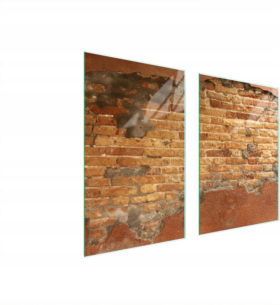 Üveg Konyhai Védőlap 65x52 Tégla Edzett Üveg