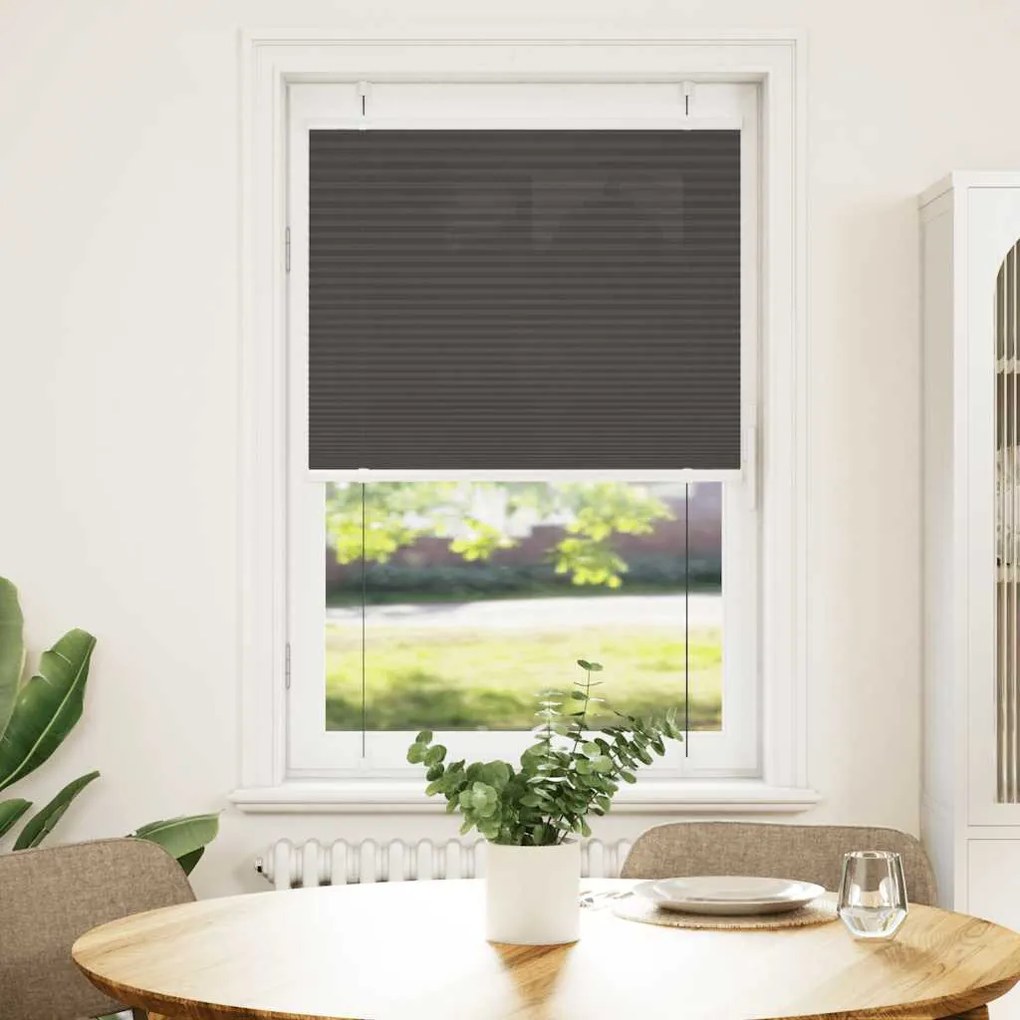 pliszírozott redőny fekete 70x150 cm szövetszélesség 69,4 cm