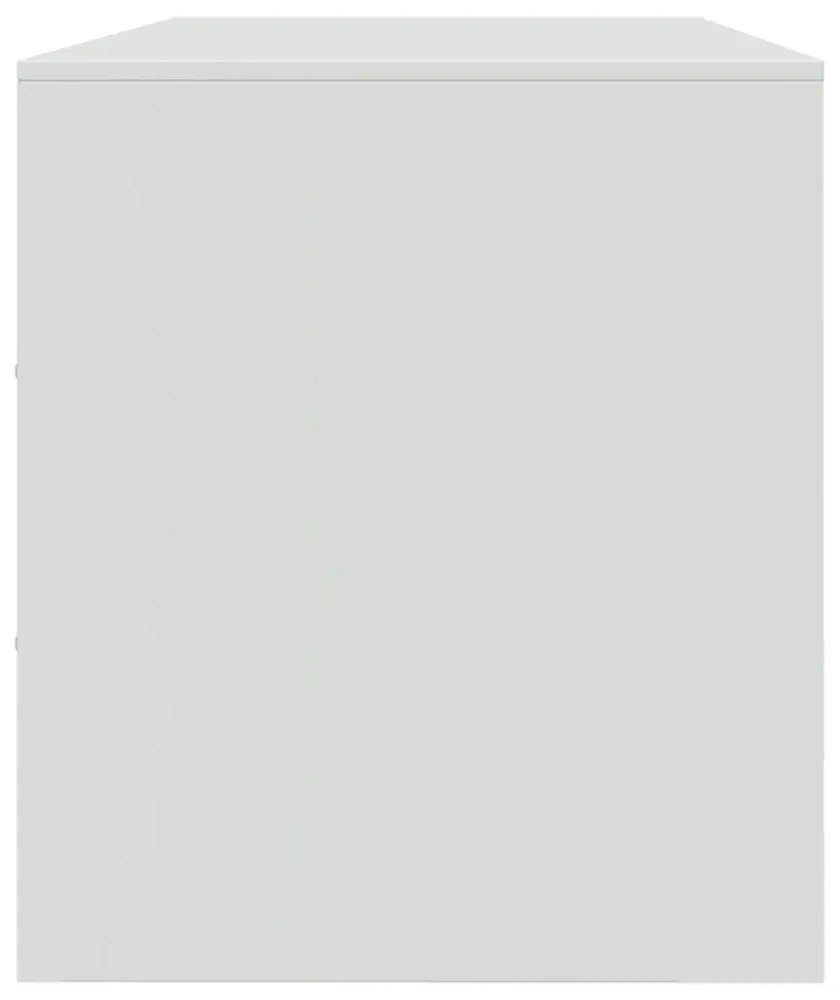 fehér acél TV-szekrény 99 x 39 x 44 cm