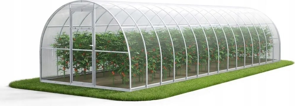 Polikarbonát üvegház Kerti alagút 3x10 m profilok 40x20 polikarbonát 4mm