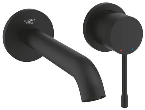 Mosdó csaptelep GROHE Essence New vakolat alatti rész nélkül phantom black 29192KF1