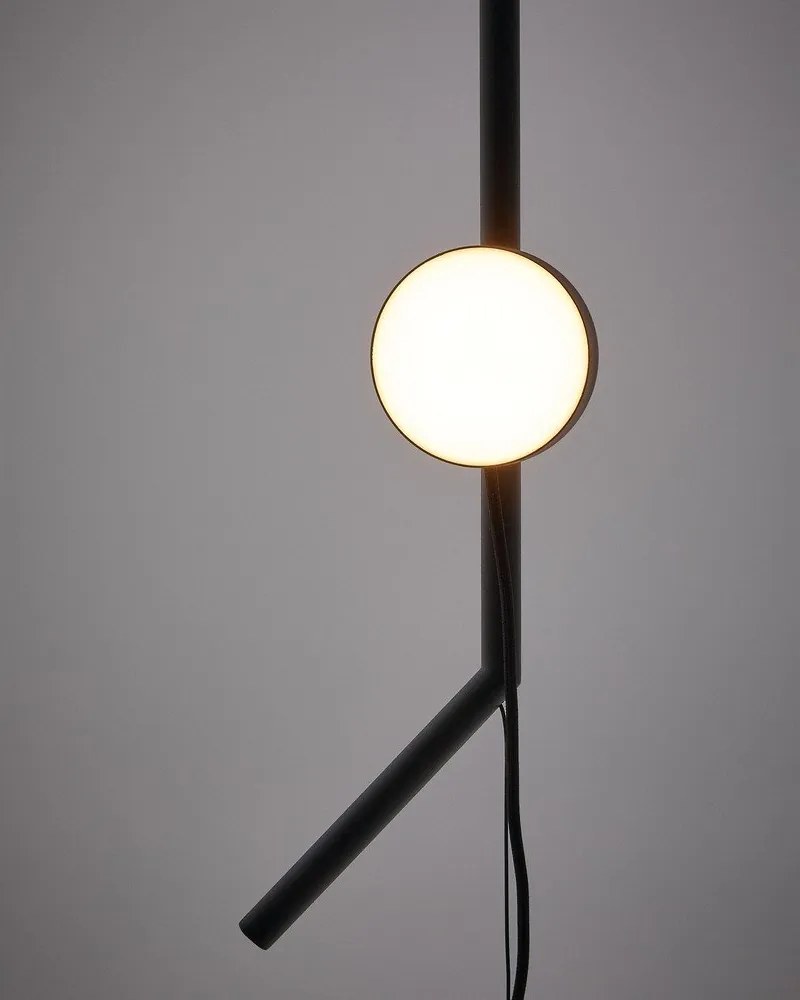Fekete LED dimmelhető állólámpa (magasság 339 cm) Orey – Kave Home