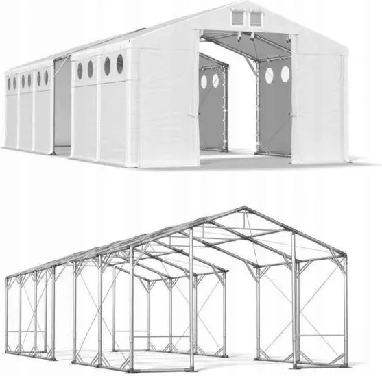 Kereskedelmi sátrak 5x19m [3m] Kerti Das 580 Pp