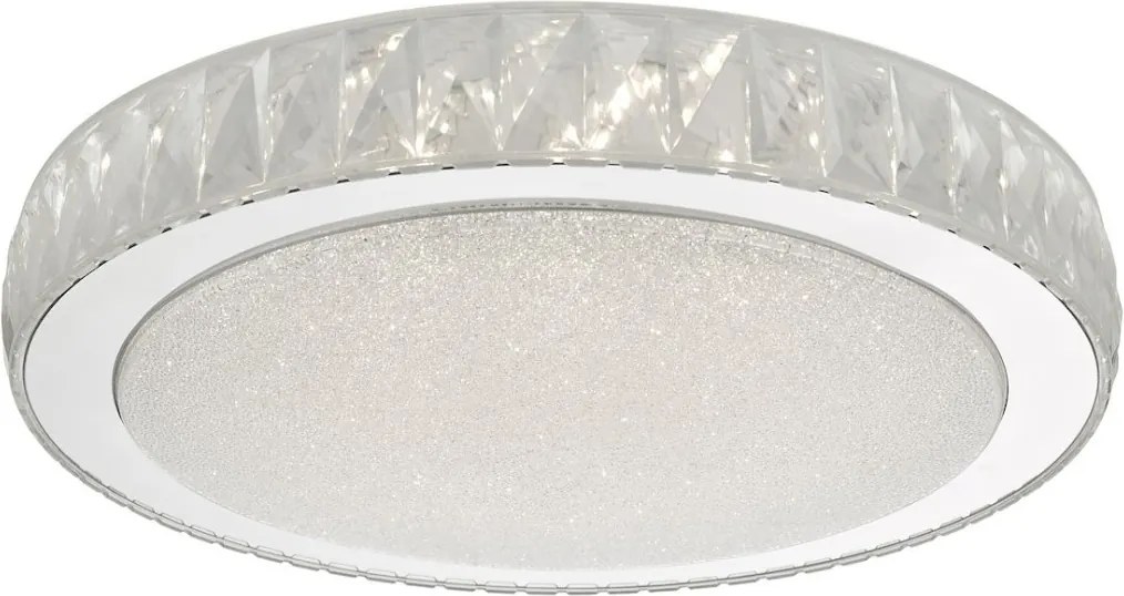 DAR LIGHTING AKE5008 AKELIA Kerek Mennyezeti Lámpa Átlátszó LED IP20