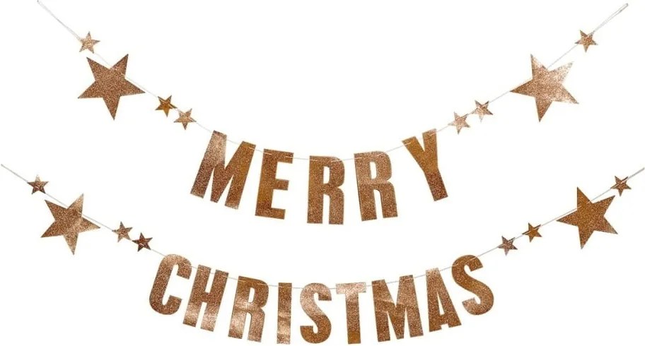 Garland 2 db karácsonyi papírfüzér - Bloomingville