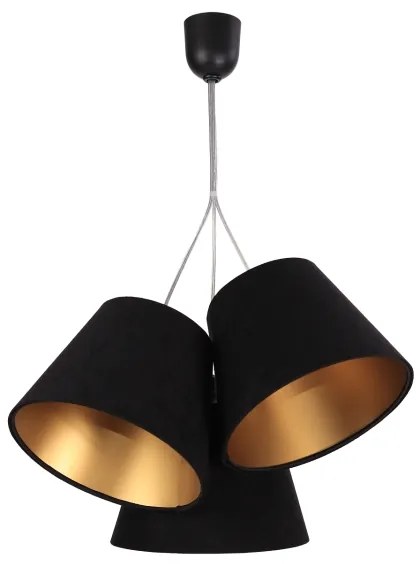 Csillár zsinóron AMBROSIA 3xE27/60W/230V