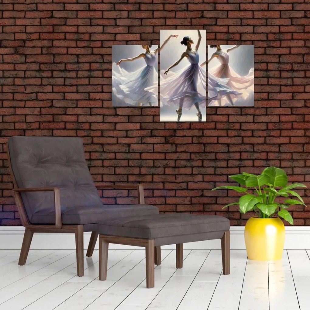 Kép - Három balerina (90x60 cm)