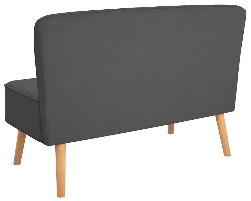 sötétszürke szövetkanapé 117 x 55,5 x 77 cm