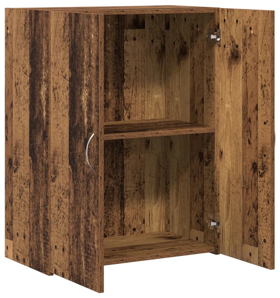 Irodai Szekrény Régi Fa 60 x 32 x 77.5 cm - Mérnöki Fa