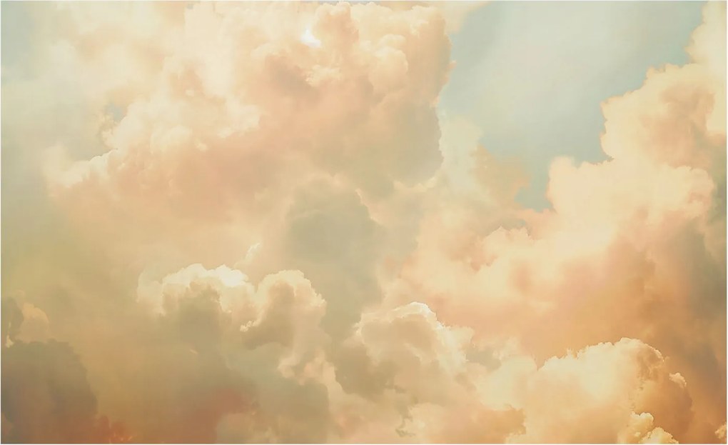 Fali fotótapéta Étkezőbe Éteri felhők 416x254 Ragasztó