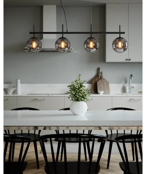 ByRydens 4202360-4505 - BOYLE kábeles csillár 4xE27/8W/230V