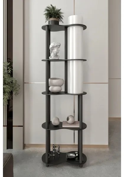 Polcos állólámpa NOTO 1xE27/40W/230V fekete