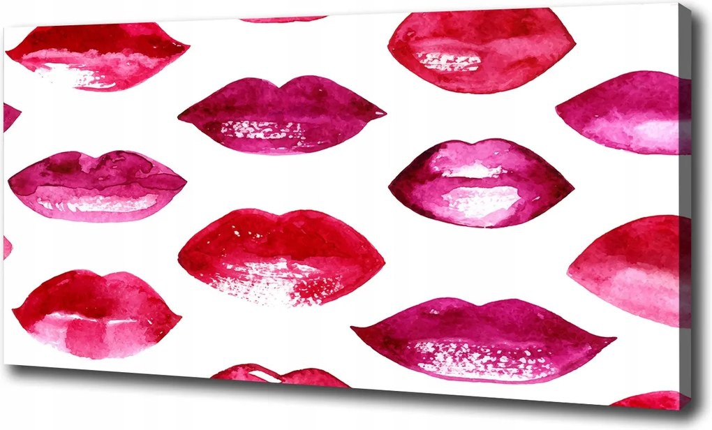 Vászonkép Vörös ajkak 100x70 cm
