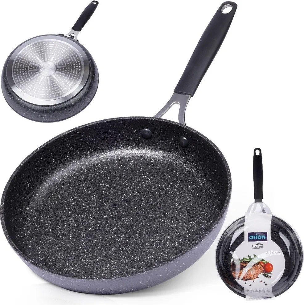 Stoner Orion gránit márvány tapadásmentes serpenyő 24 cm