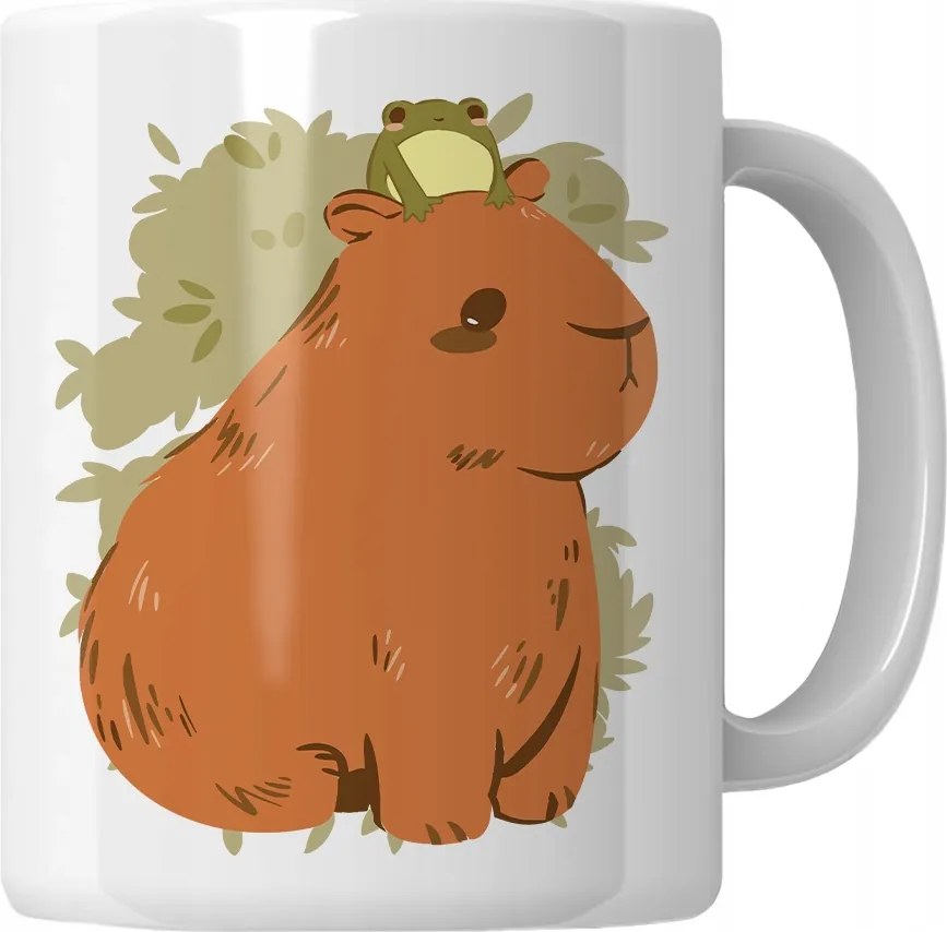 Bögre Édes Kapibara Békával Ajándék Kapibara Rajongóknak Ajándék