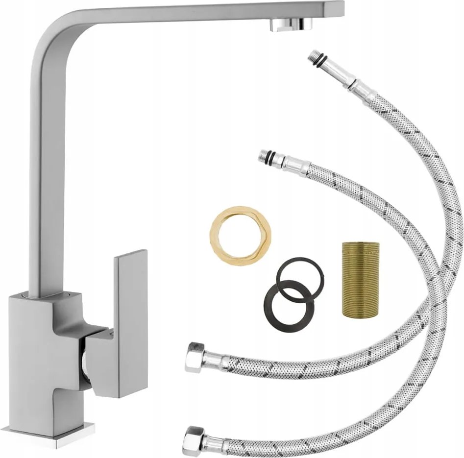 Konyhai Mosogató Csaptelep Nook Szürke