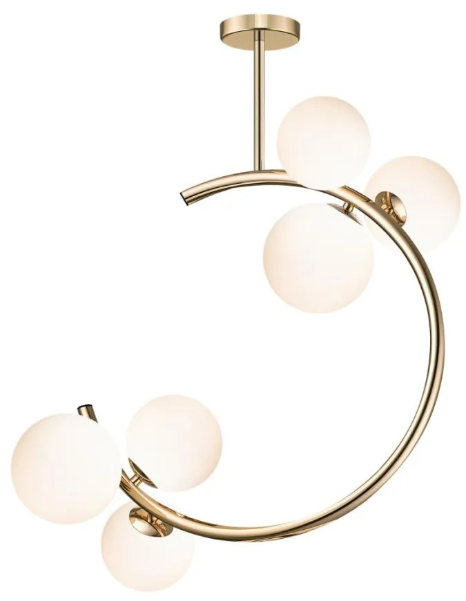 ZUMA LINE C0454-06Q-F7AA MOLECULE Glamour Mennyezeti Lámpa Arany G9 IP20