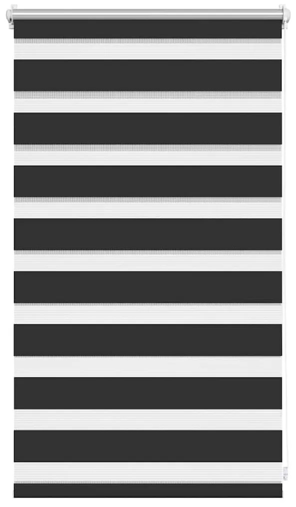 vidaXL Zebra roló 50 x 100 cm Fekete