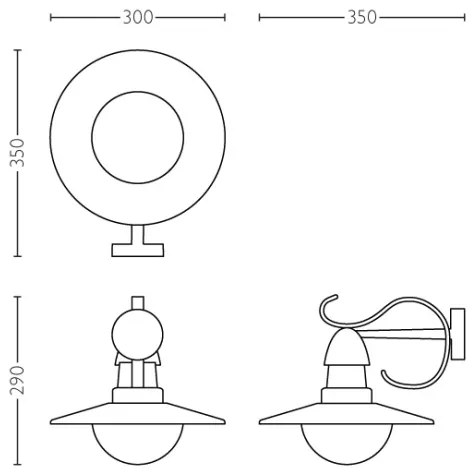 Philips 01816/30/PN - Kültéri lámpa MYGARDEN TOPIARY 1xE27/60W/230V