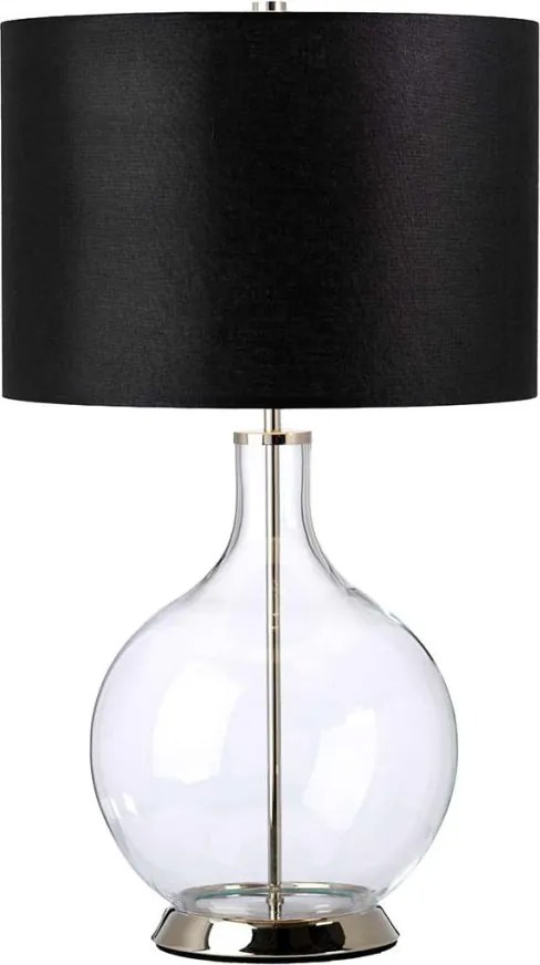 Elstead Lighting Orb ORB-CLEAR-PN-BLK Asztali lámpa 1x60W/E27
