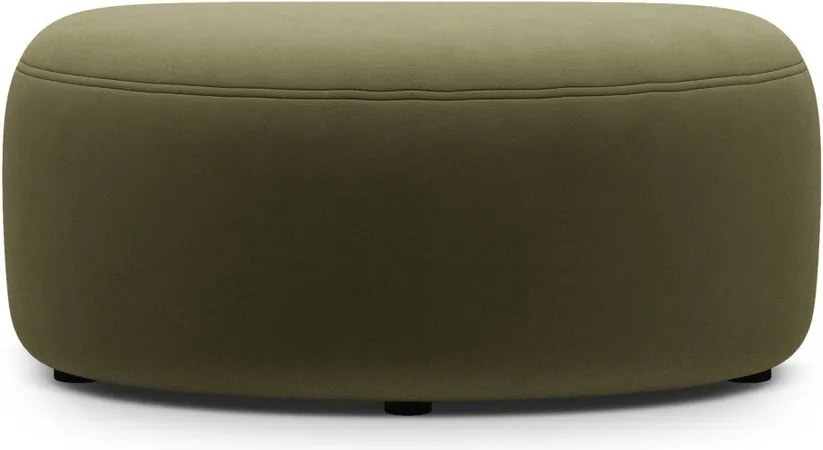 Zöld bársony lábtartó Kate – Micadoni